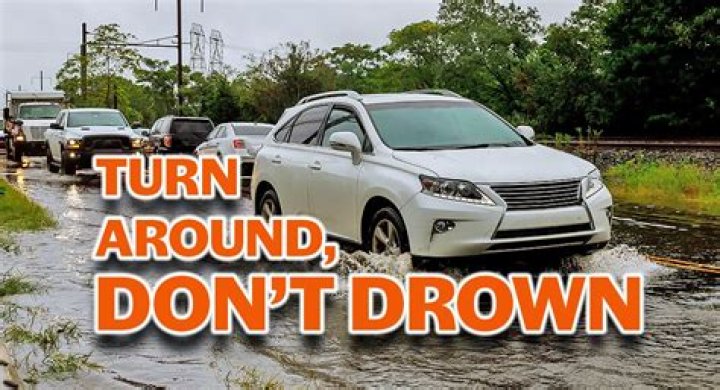 Turn around, don't drown -- you or your car