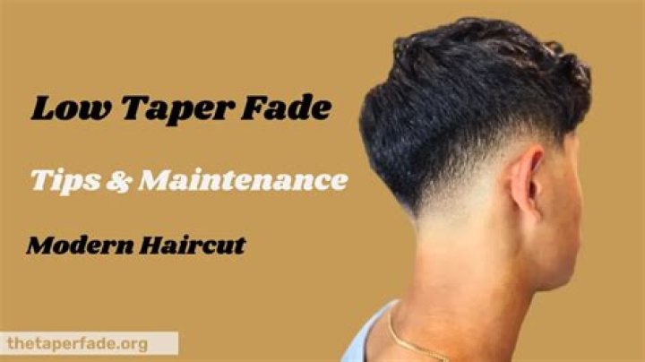 Ultimate Guide To Low Taper Fade: Style, Maintenance, And Tips