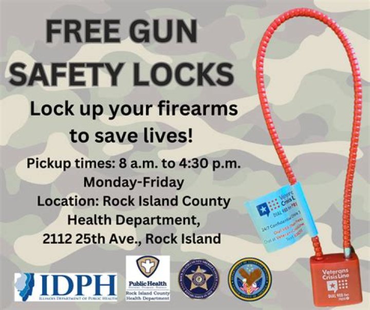 UPDATE: Rock Island County Health Department has more gun locks