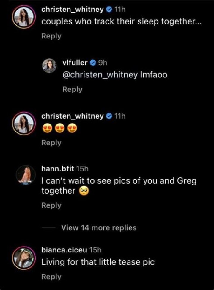 Victoria Fuller and Greg Grippo tease relationship with weekend PDA