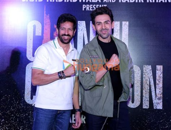 WATCH: Kartik Aaryan celebrates Chandu Champion wrap with Kabir Khan; Paps term the film as a ‘blockbuster’