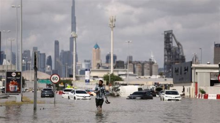 WATCH: Rahul Vaidya wades through knee-deep water as Dubai floods; sarcastically says 'Habibi, welcome...'