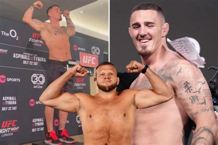 Watch UFC London star Tom Aspinall complete dramatic body transformation as he weighs in at career HEAVIEST for return