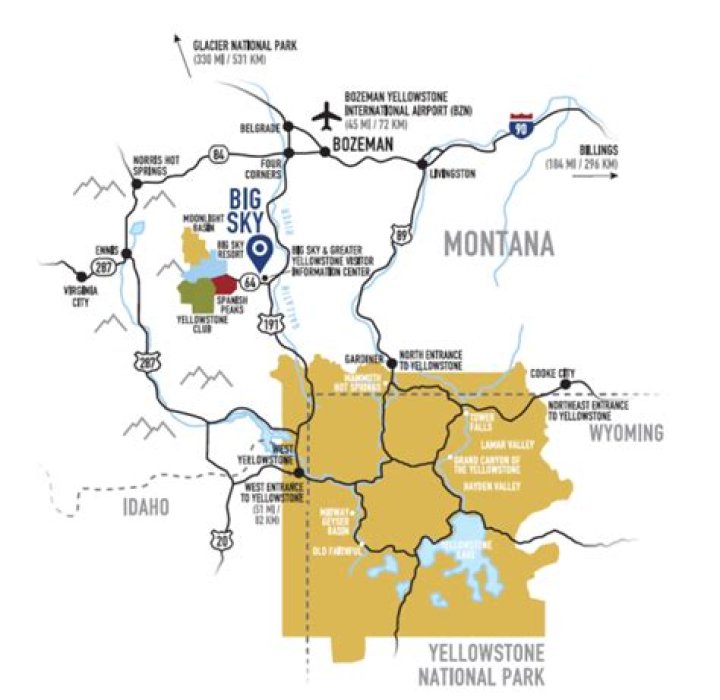 What city is closest to big sky montana