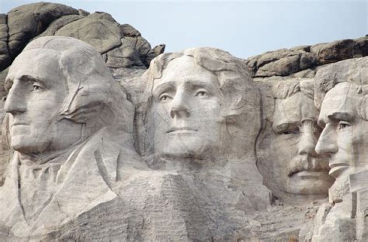 What direction does mount rushmore face