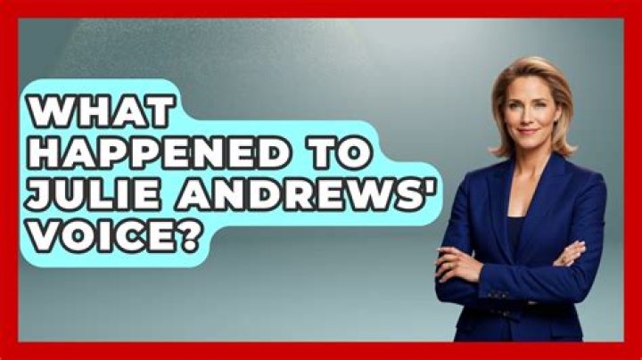 What Happened To Julie Andrews Voice?