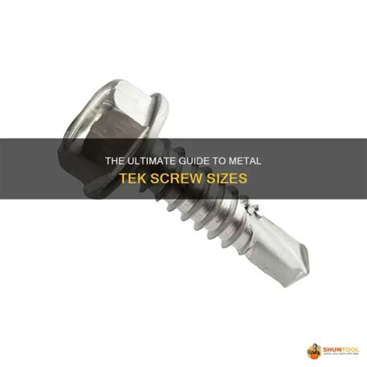 What is a tek 3 screw