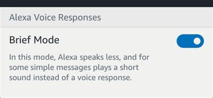 What Is Alexa’s Brief Mode and How Do I Turn It On (or Off)?