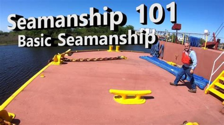 What is basic seamanship