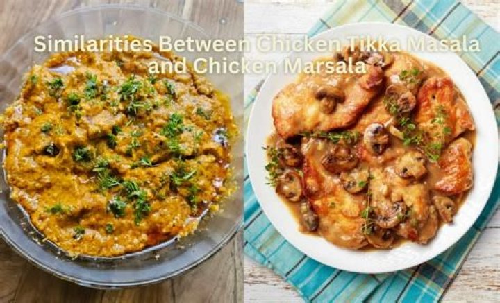 What is the difference between chicken Marsala and chicken tikka masala?