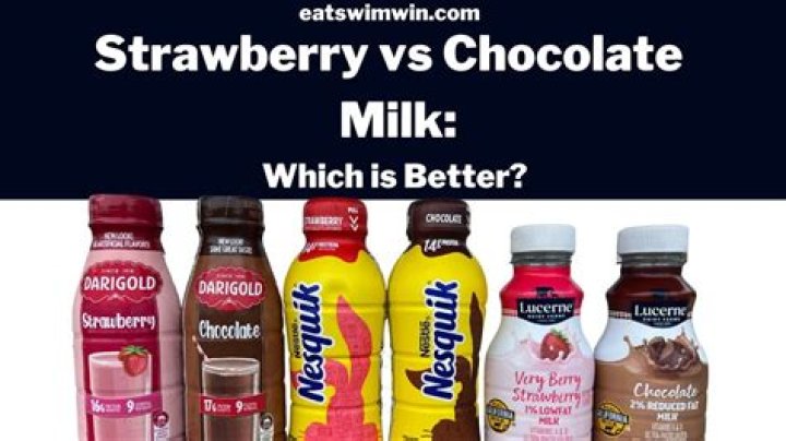What is the difference between chocolate milk and strawberry milk?
