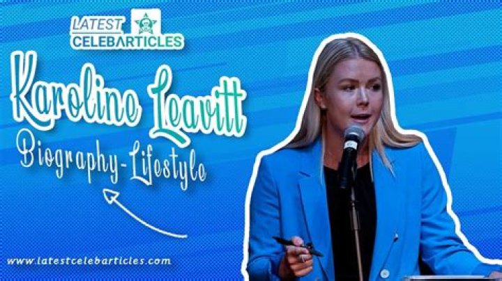 What is the identity of Karoline Leavitt? Biography of Her Age and Husband