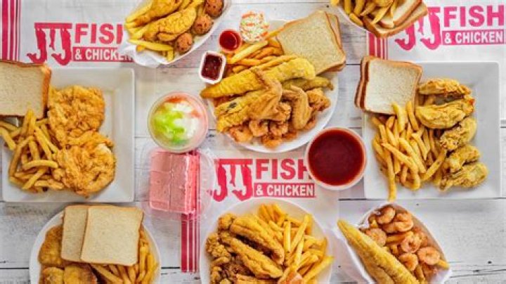 What is the white powder on JJ fish and chicken?