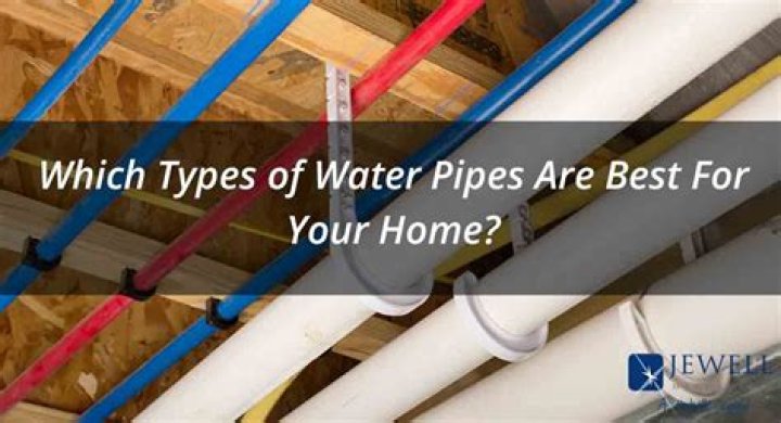 What kind of water pipe is used in mobile homes?