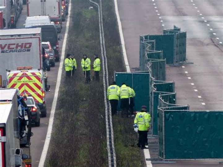 What was the M20 accident, who was Dominique Worrall and how long were roads closed for?