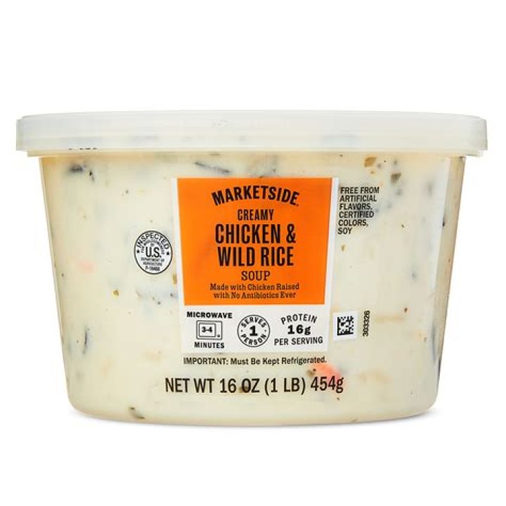 Who makes marketside soups?