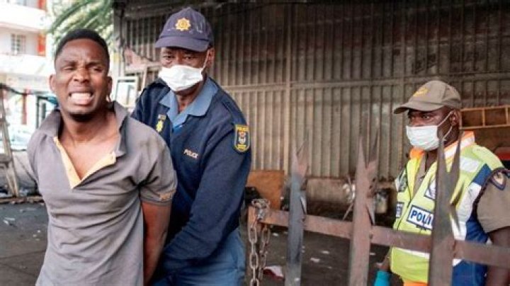 Why is Derek Lewitton arrested in South Africa?