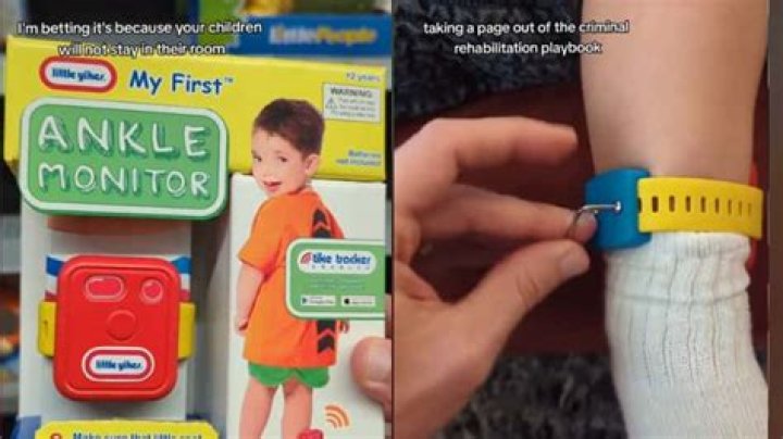 Wild 'my first ankle monitor' toy has TikTok in disbelief