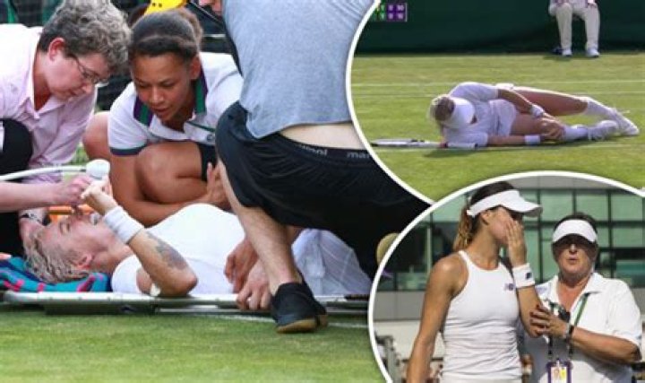 Wimbledon: Bethanie Mattek-Sands says husband begged her not to look at her leg after horrific injury and confirmed she has ruptured patella tendon