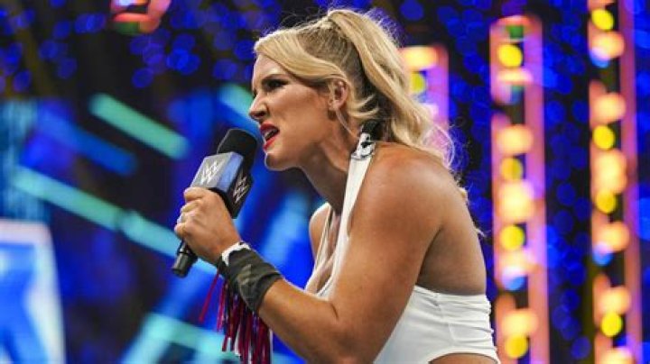WWE star Lacey Evans looks incredible as she shows off cleavage in 'American badass' swimsuit in Instagram shoot