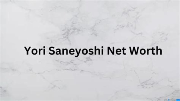 Yori Saneyoshi Net Worth 2024