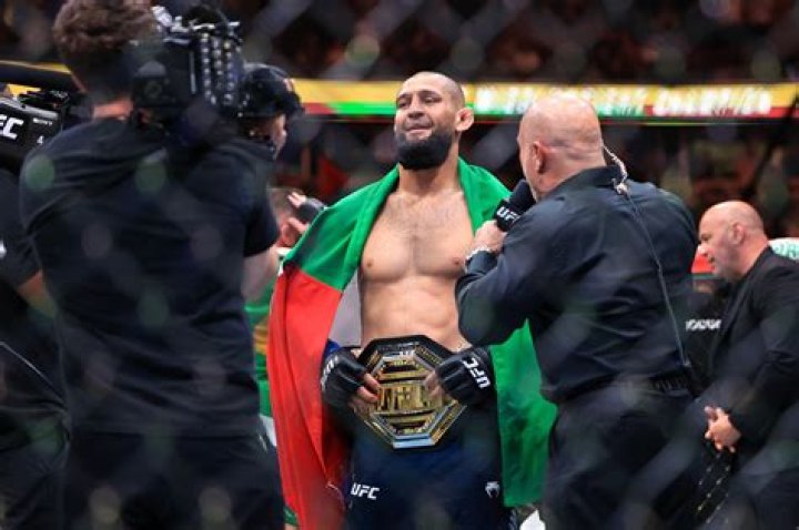 ‘You are next don’t worry’: Khamzat Chimaev issues warning to UFC’s middleweight champion Sean Strickland