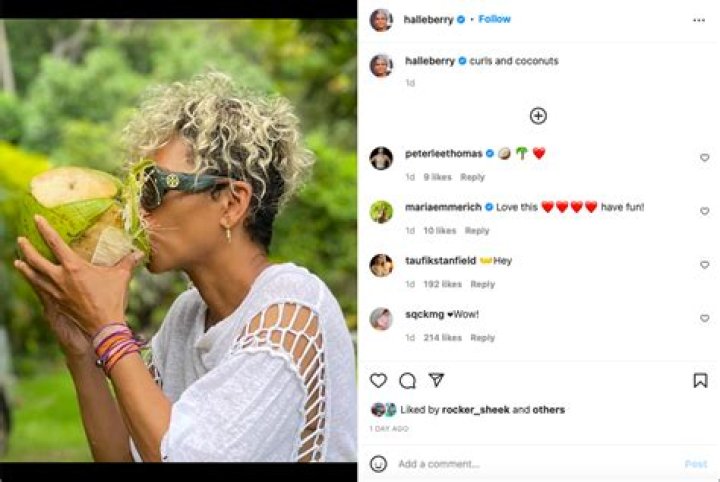 ‘Your Hair Is Driving Me Wild’: Halle Berry Flaunts Her Natural Tresses During Her Tropical Getaway