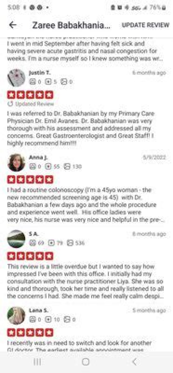Zaree Babakhanian, MD - inSite Digestive Health Care