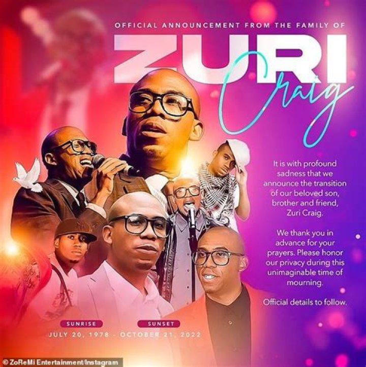 Zuri Craig Cause Of Death: Understanding The Tragic Loss Of A Talented Artist